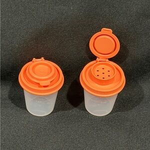 NEW (NIP) Tupperware Mini Salt & Pepper Shaker Set, 2 oz capacities